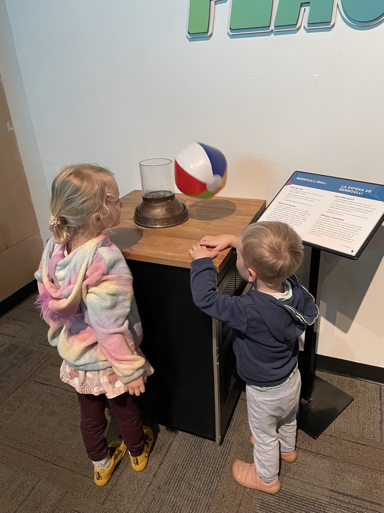 Kids at the Fleet Science Center in Balboa Park