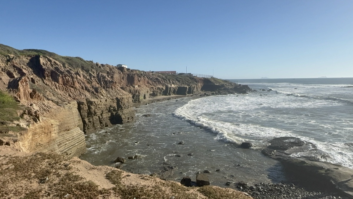 Cabrillo National Monument cliffs and coastline